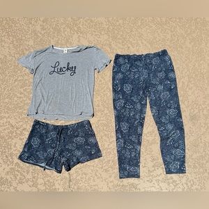 3 piece pajama set - Lucky Brand